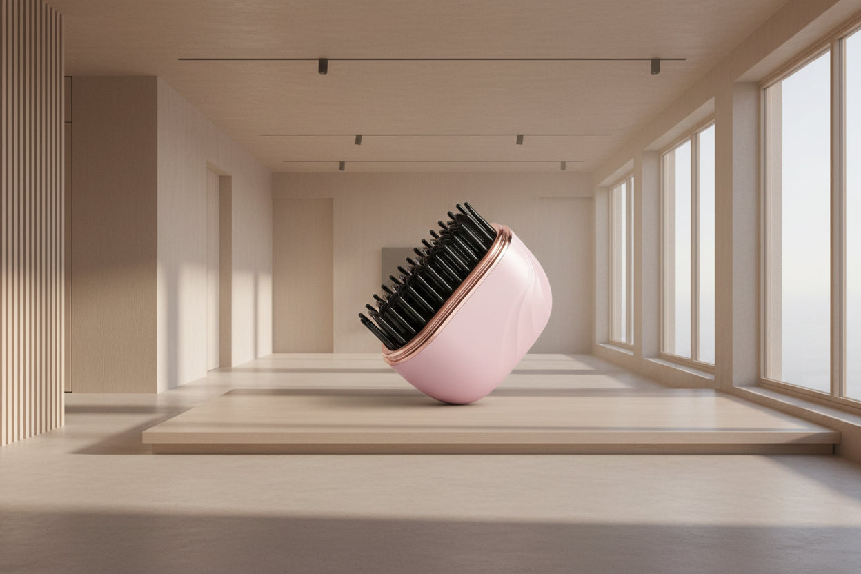 Multifunctional Mini Hair Straightening Comb Wireless Charging Portable Hair Care Hurtless Hair Styling Comb Hair Straightener